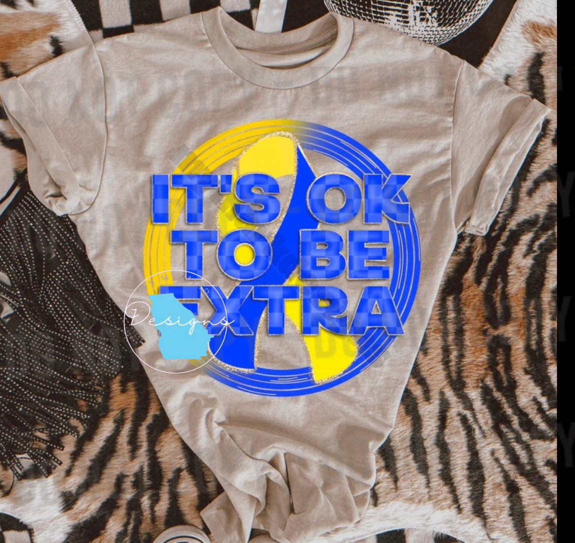 Youth it’s ok to be extra graphic t-shirt