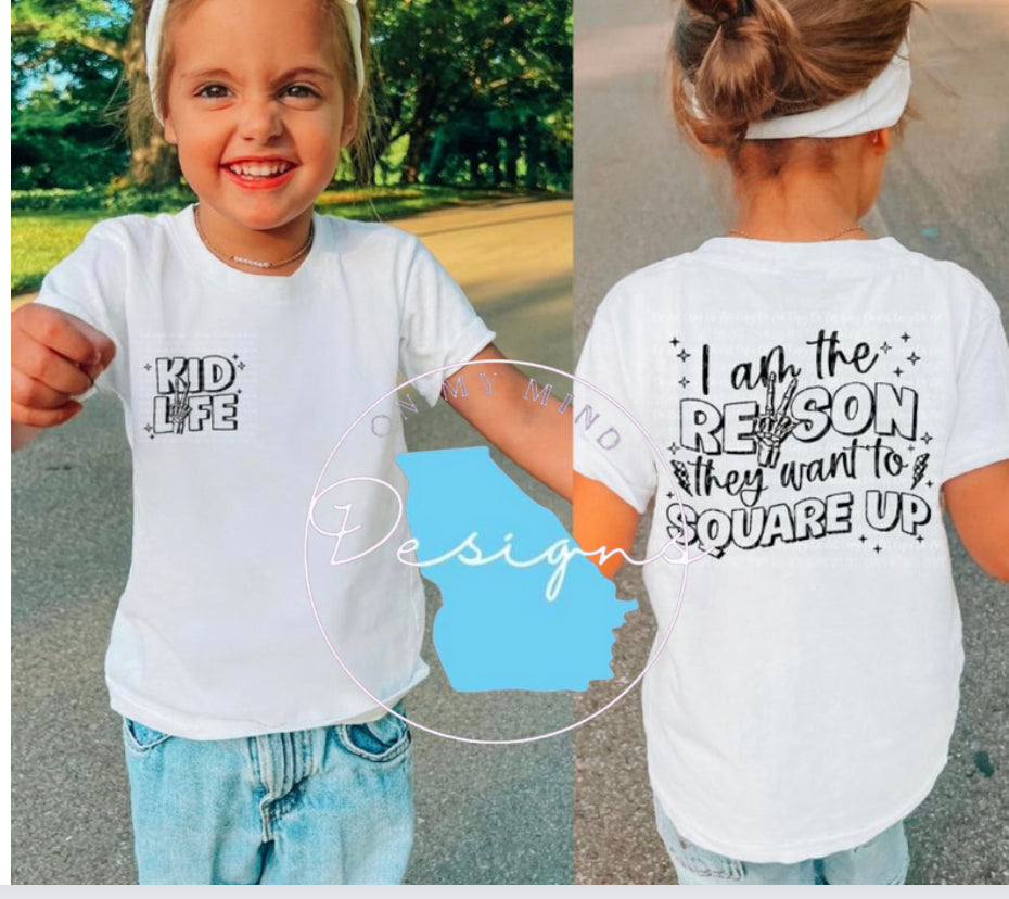 I am the reason t-shirt