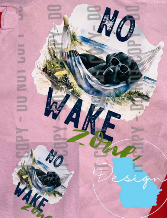 No wake zone unisex t-shirt