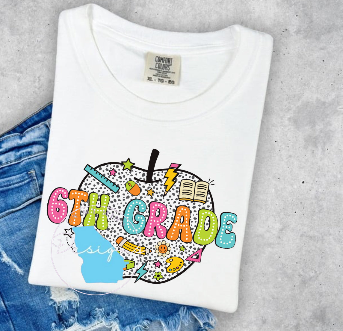 6th grade Teacher graphic tee