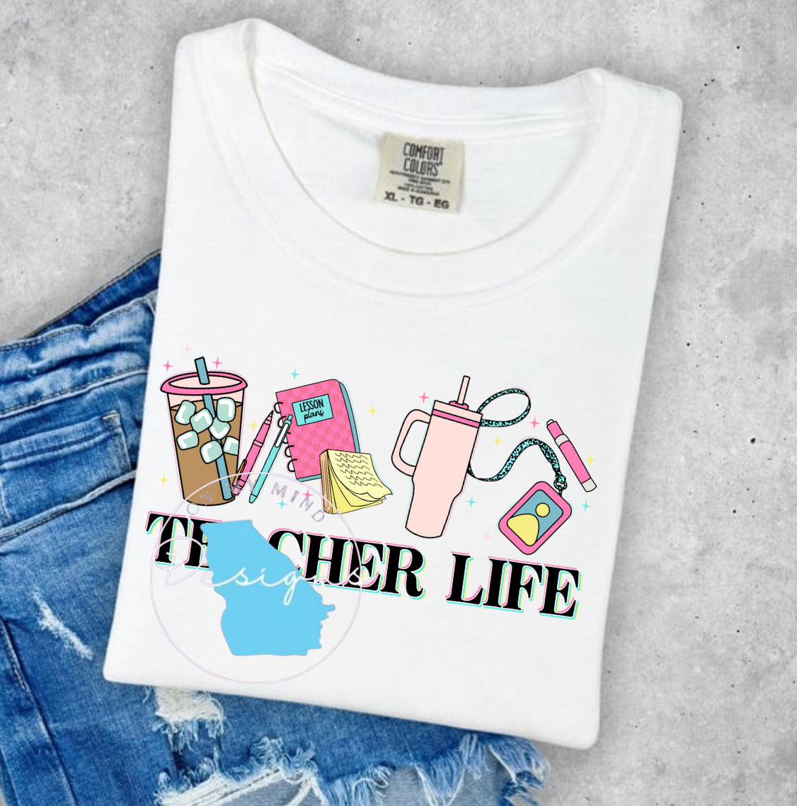 Teacher life graphic tee