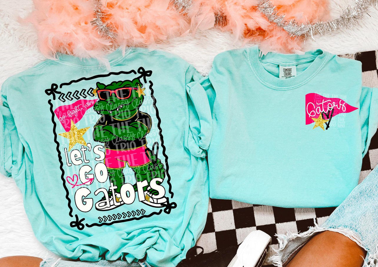 Preppy Gators graphic tee