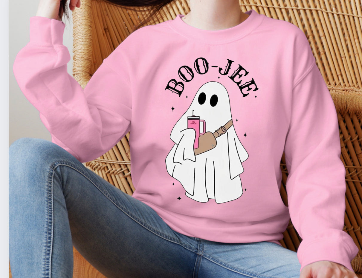 Boujee In pink crewneck