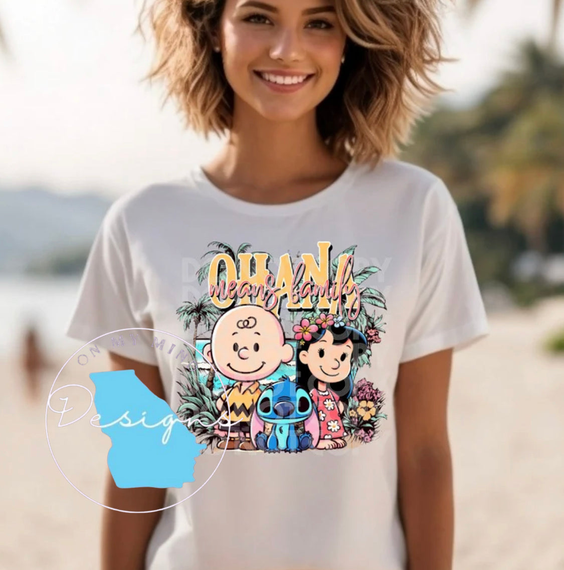 Ohana means family Casual tee