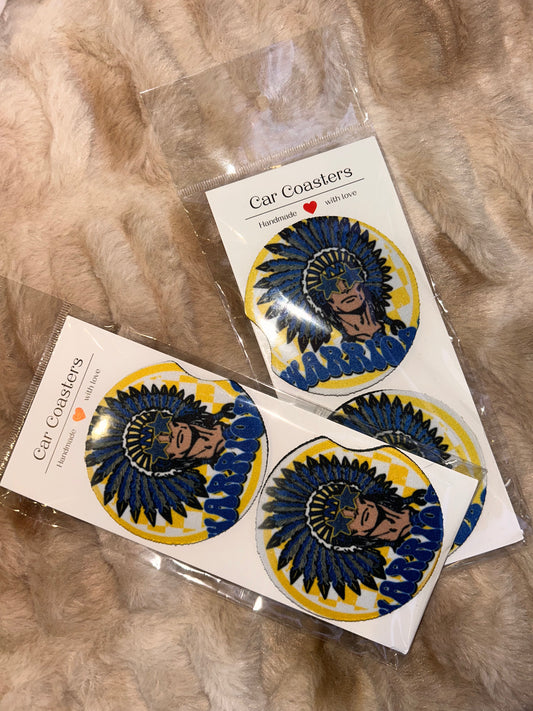 Warriors car Coasters