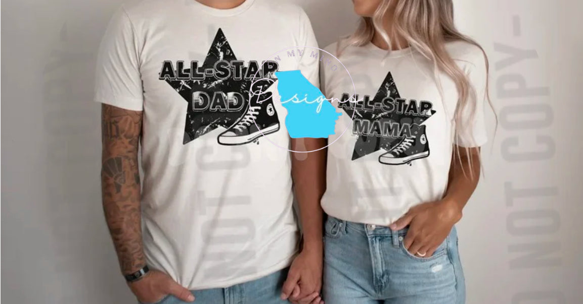 All star Mama graphic tee