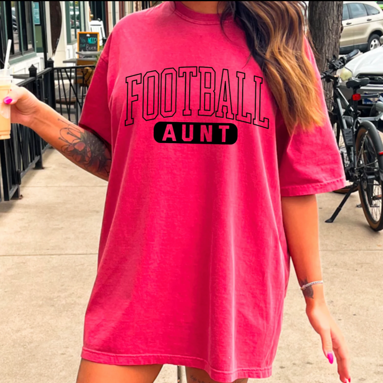 Football Aunt casual classic t-shirt