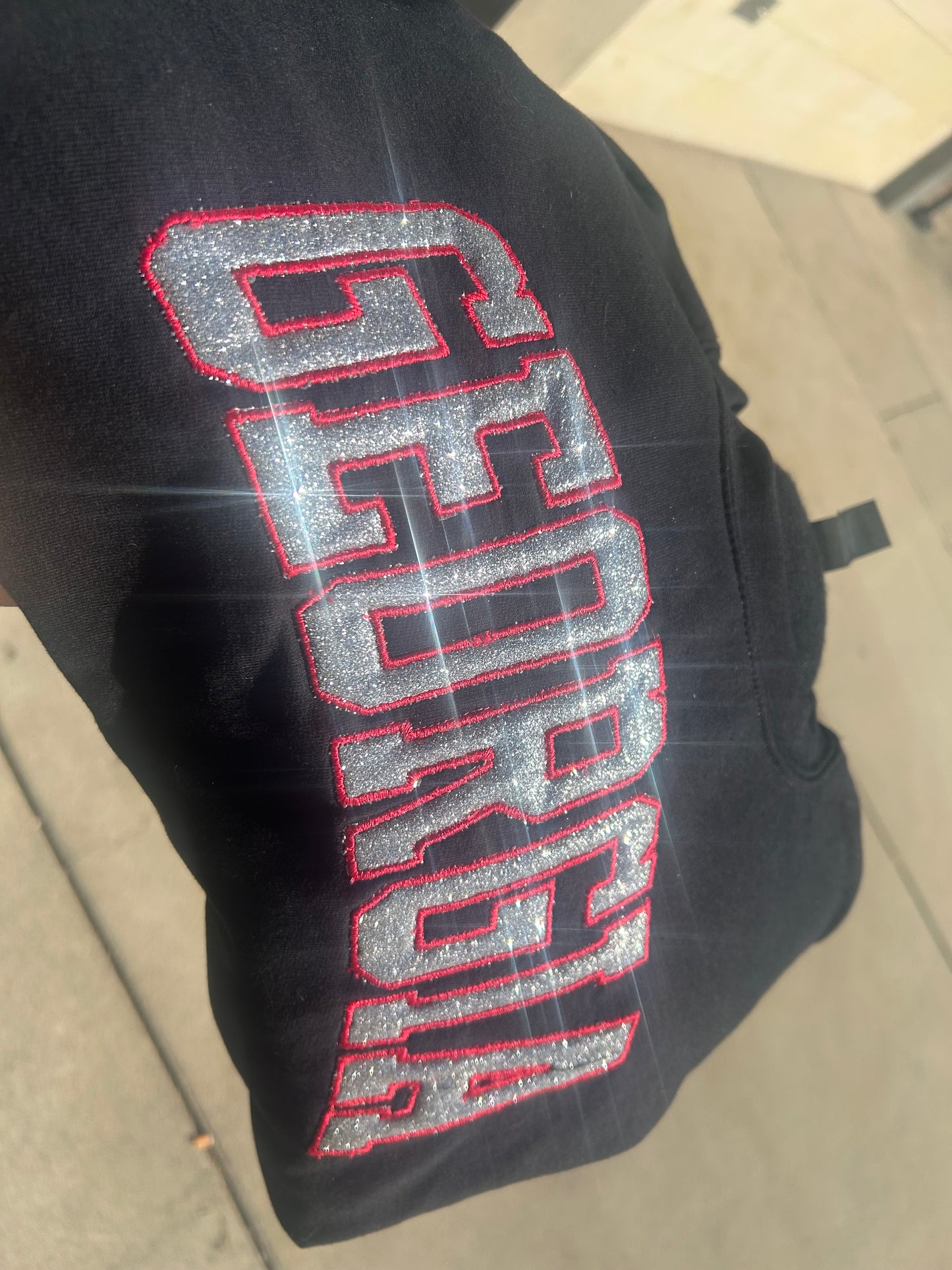Embroidered Georgia crewneck