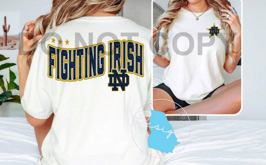 Fighting Irish Star graphic tee
