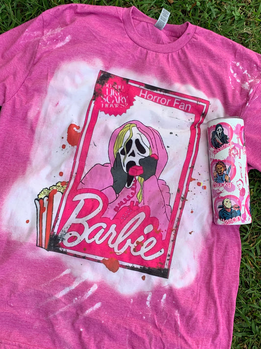 Halloween ghost face pink