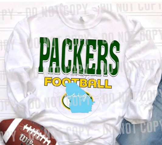 Packers Football graphic tee