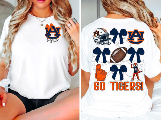 Auburn bow era graphic tee