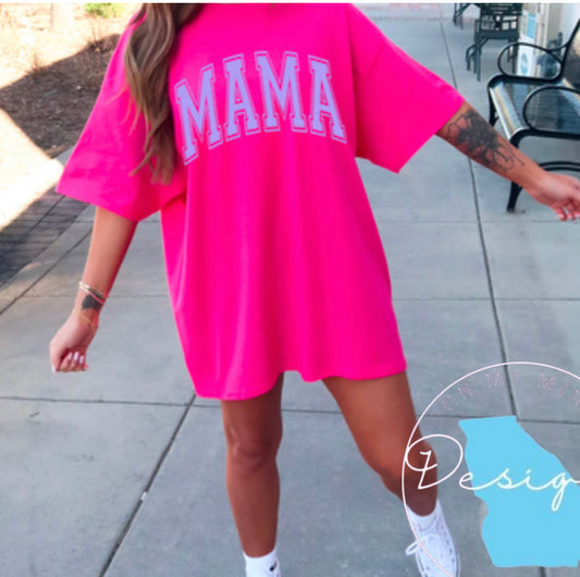 Purple Mama graphic t-shirt