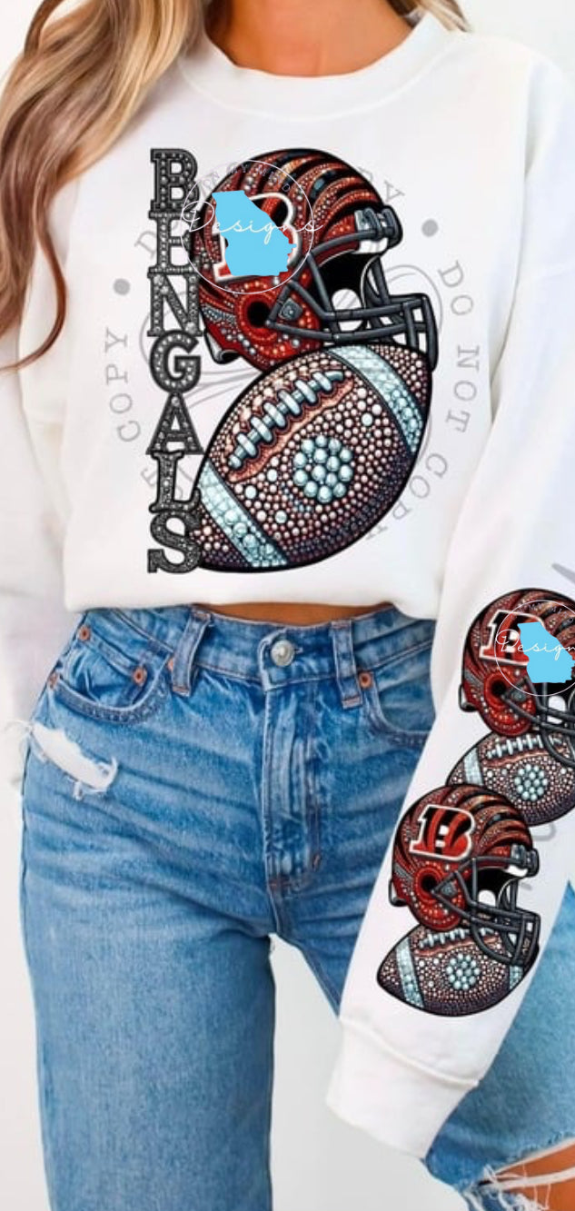 Bengals Football graphic tee