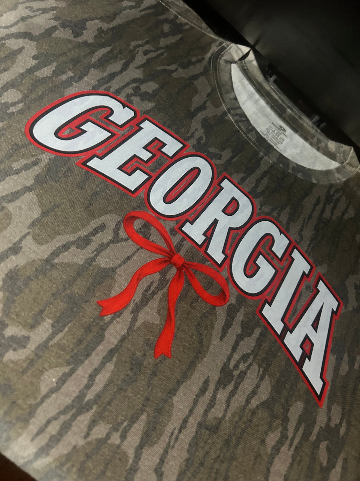 Georgi bottomland Camo game day wear t-shirt