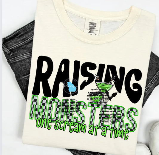 Raising Monsters graphic tee