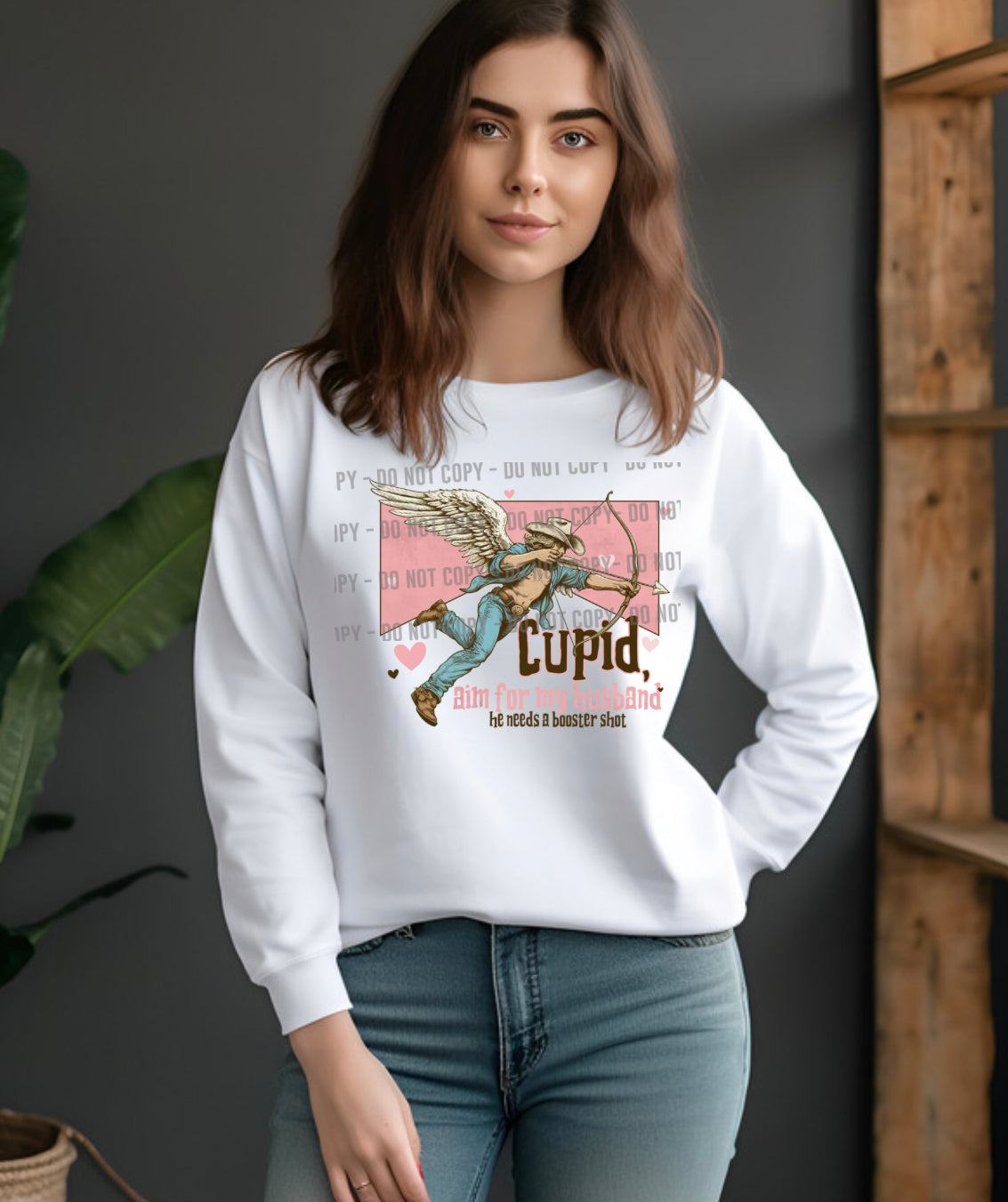 Cupid aim for my husband t-shirt