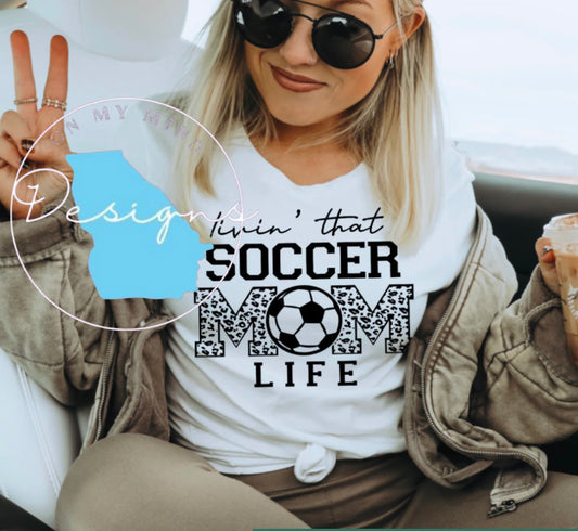 Soccer mom graphic tee