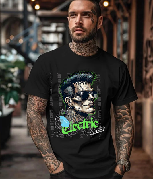 Frankin Daddy electric lover graphic tee