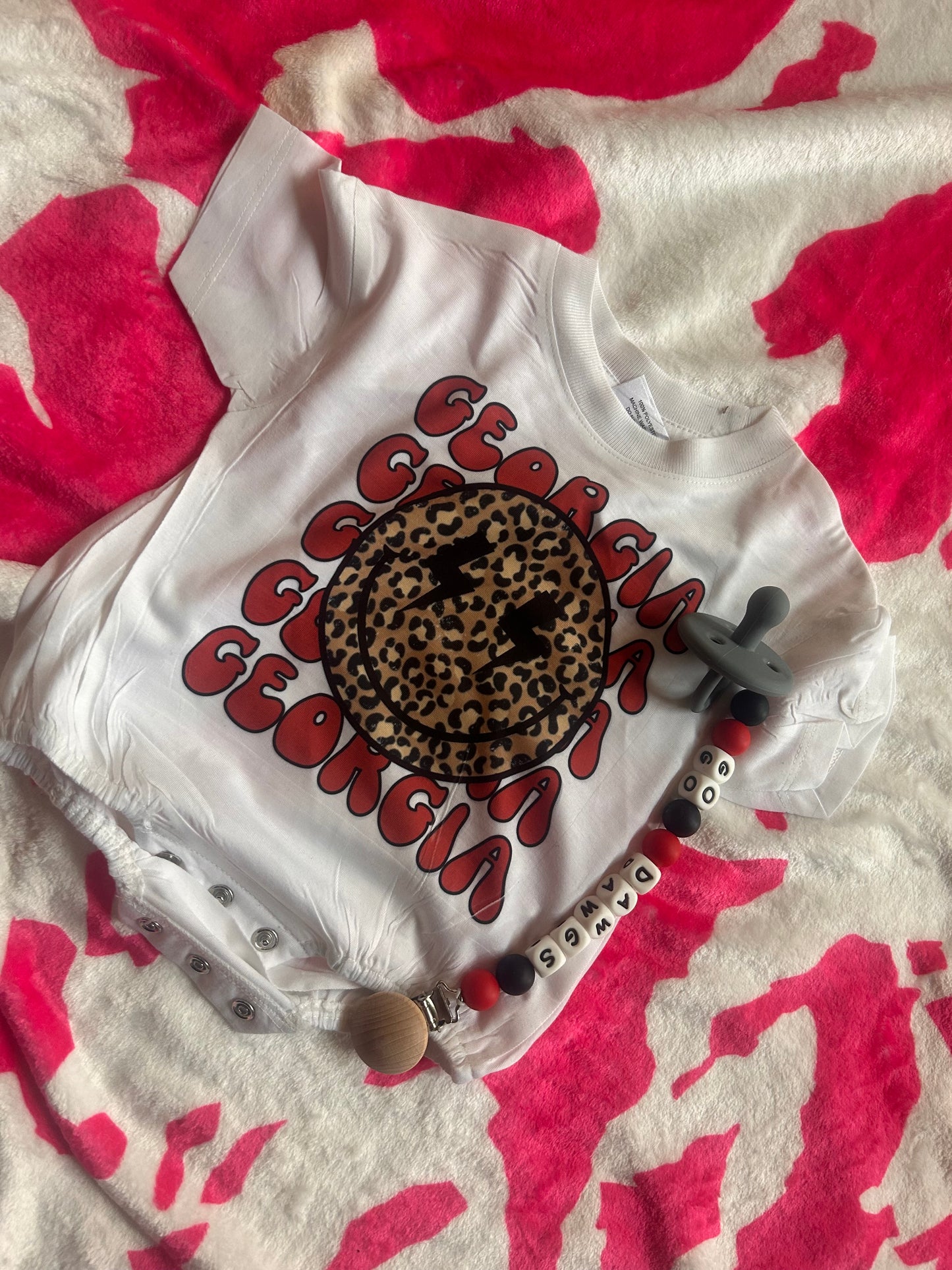 Georgia baby romper outfit