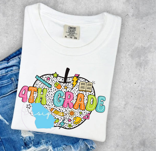 4th grade Teacher  graphic tee