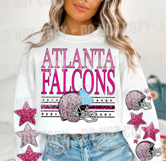 Atlanta themed football graphic tee