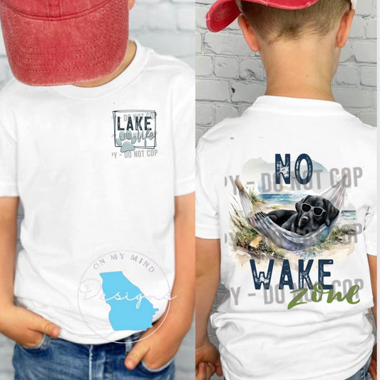 No wake zone unisex t-shirt