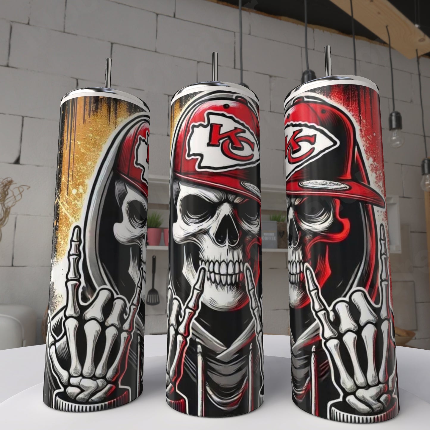 KC Skelly two toned  20 oz tumbler