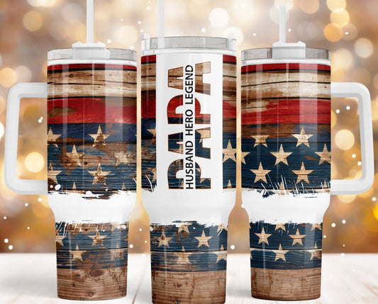 Papa life 40 oz tumbler