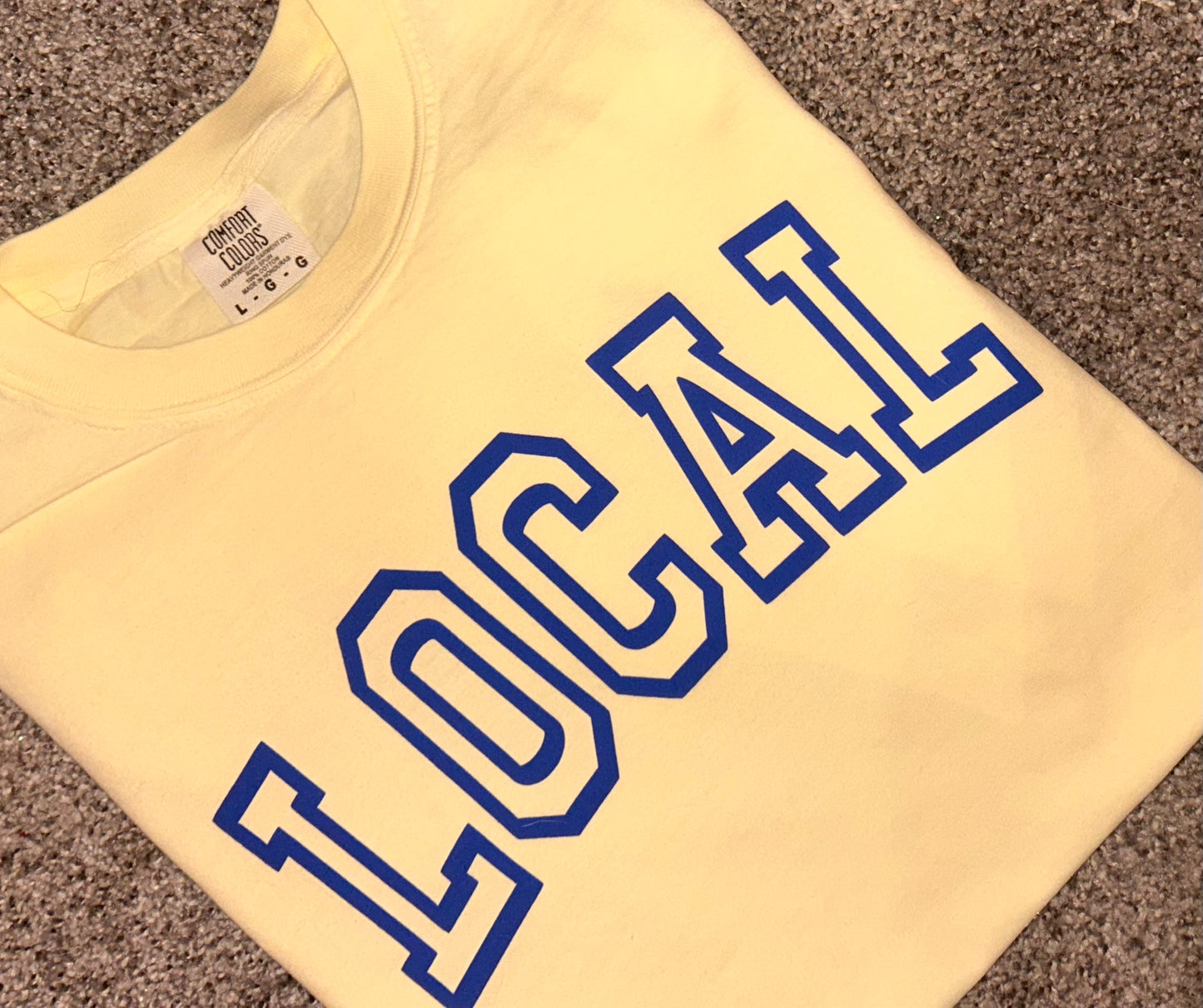 Custom puff word art t-shirt