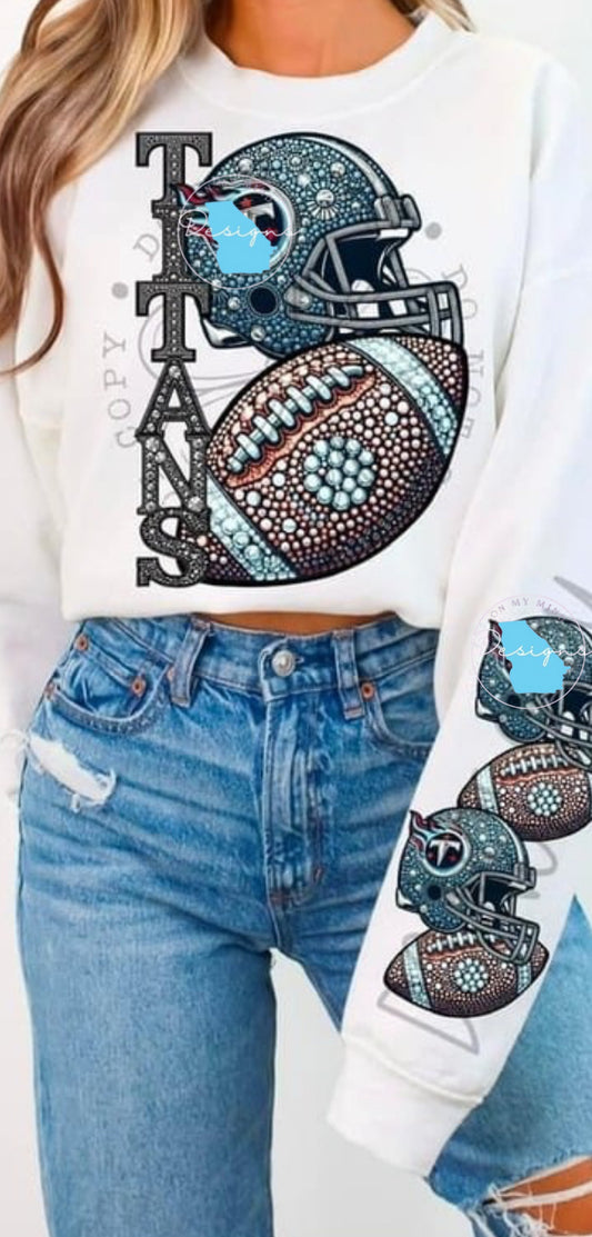 Tennessee Titans football graphic tee