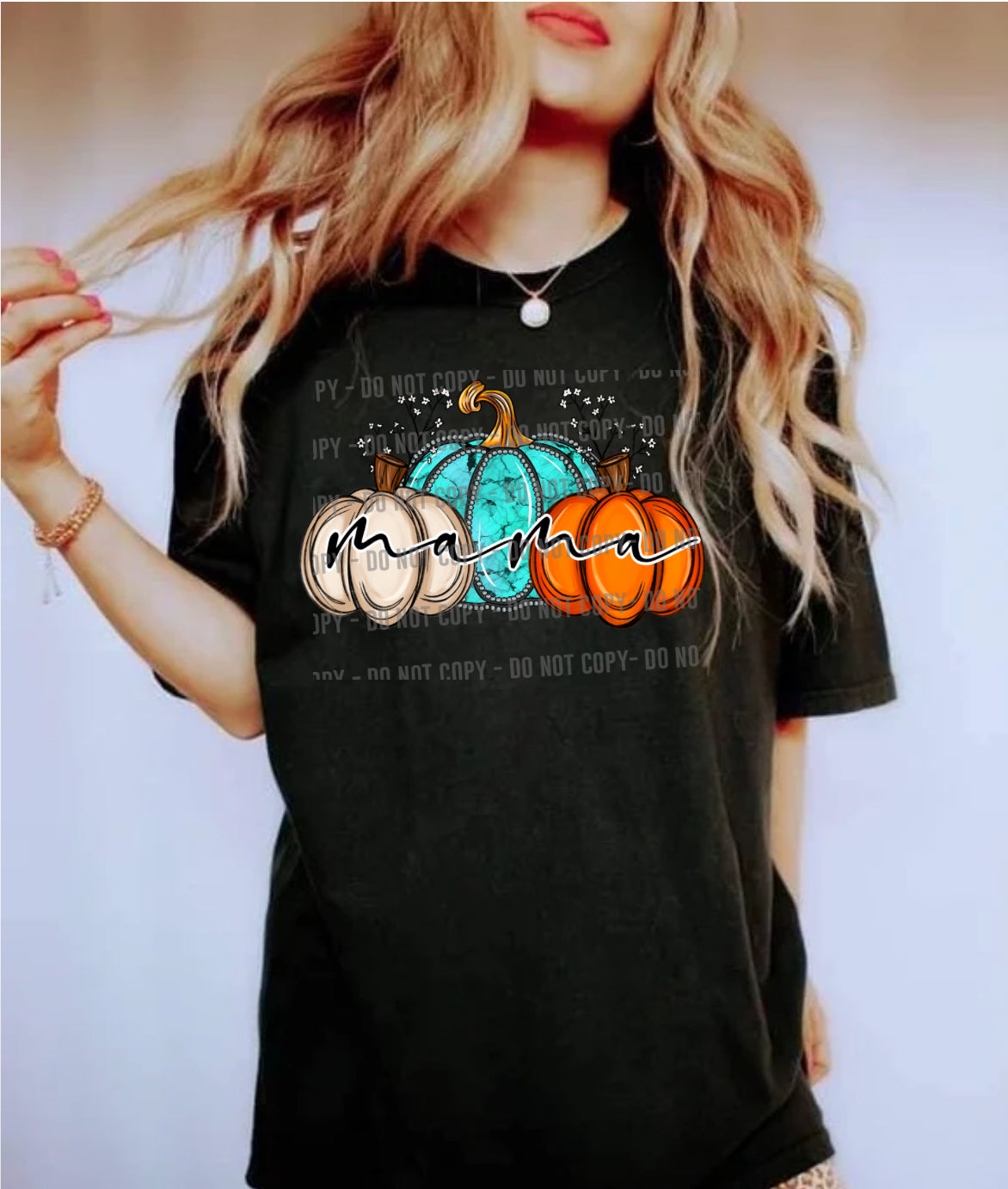 Fall Pumpkin Mama graphic tee