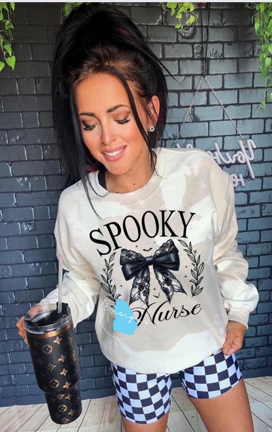 Spooky nurse graphic tee