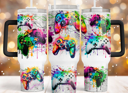 Gamer life 40 oz tumbler