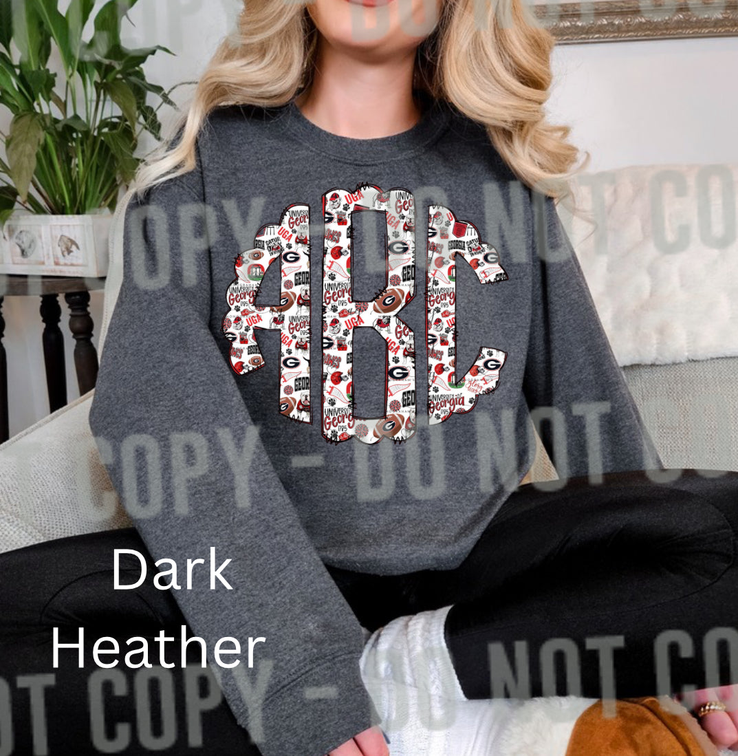 Georgia Monogram graphic tee