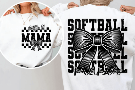 Softball mama graphic t-shirt hoodie shirt