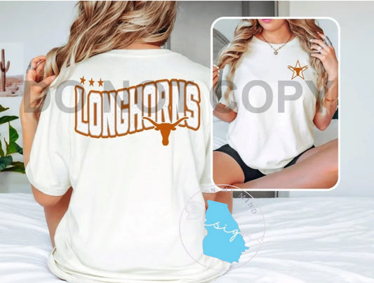 Longhorns Star graphic tee