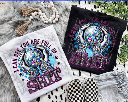 I can see graphic tee