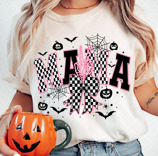 Spooky retro mama graphic  tee