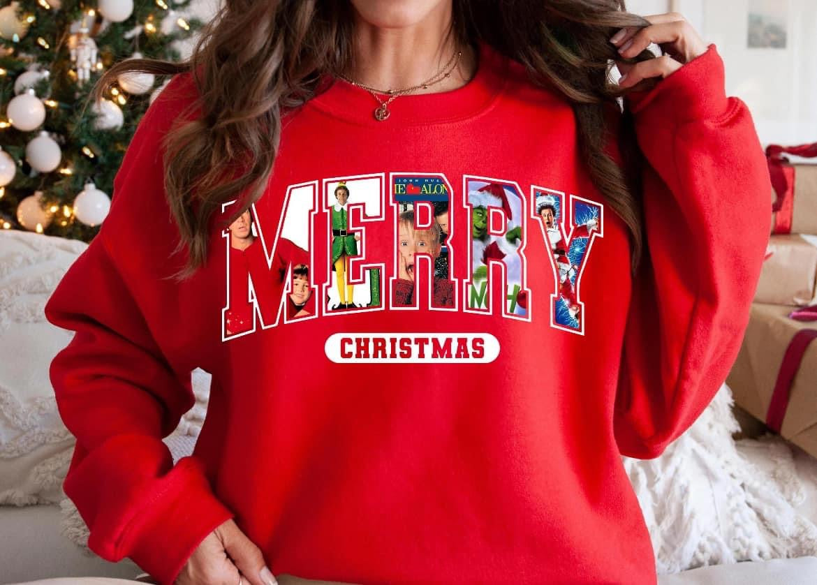 Merry Christmas 90’s Movies shirt, Christmas shirt for movies lover