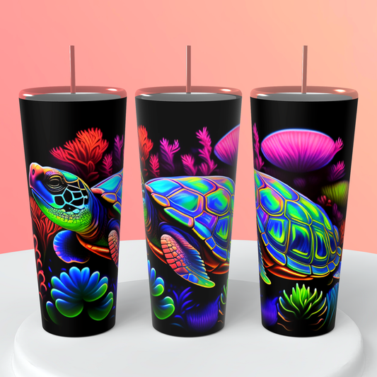 Neon sea tumbler