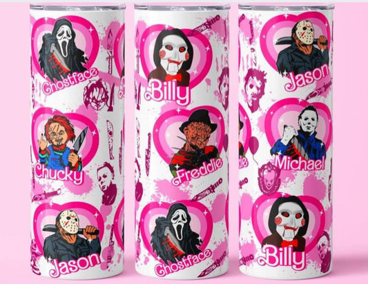 Pink Halloween Tumbler!
