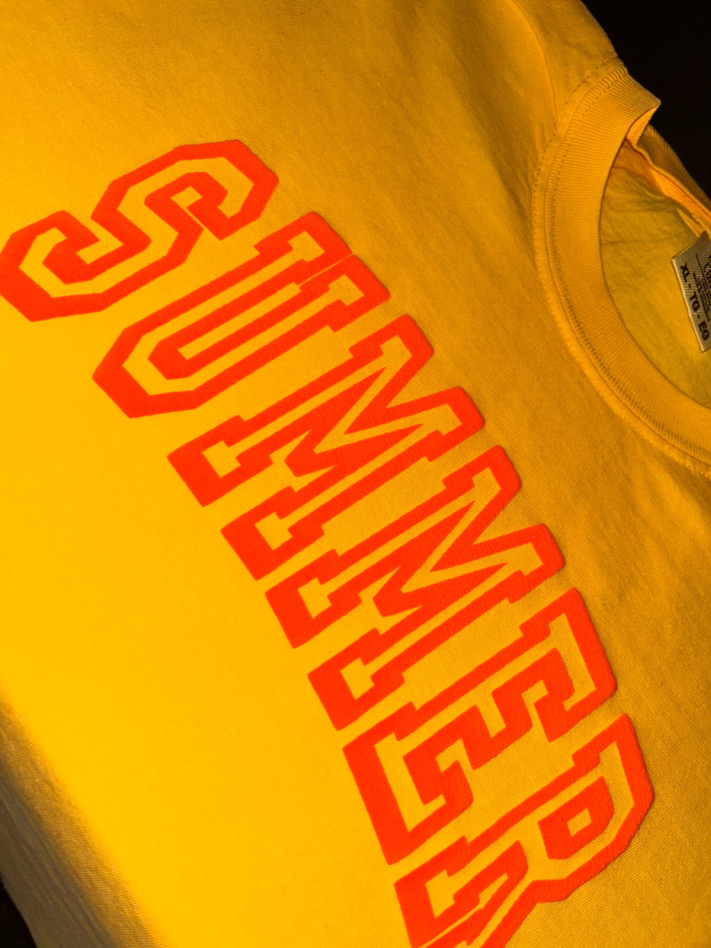 Custom puff word art t-shirt