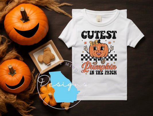cutest pumpkin in the patch tee
