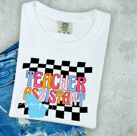 Teacher assistant  Graphic t-shirt