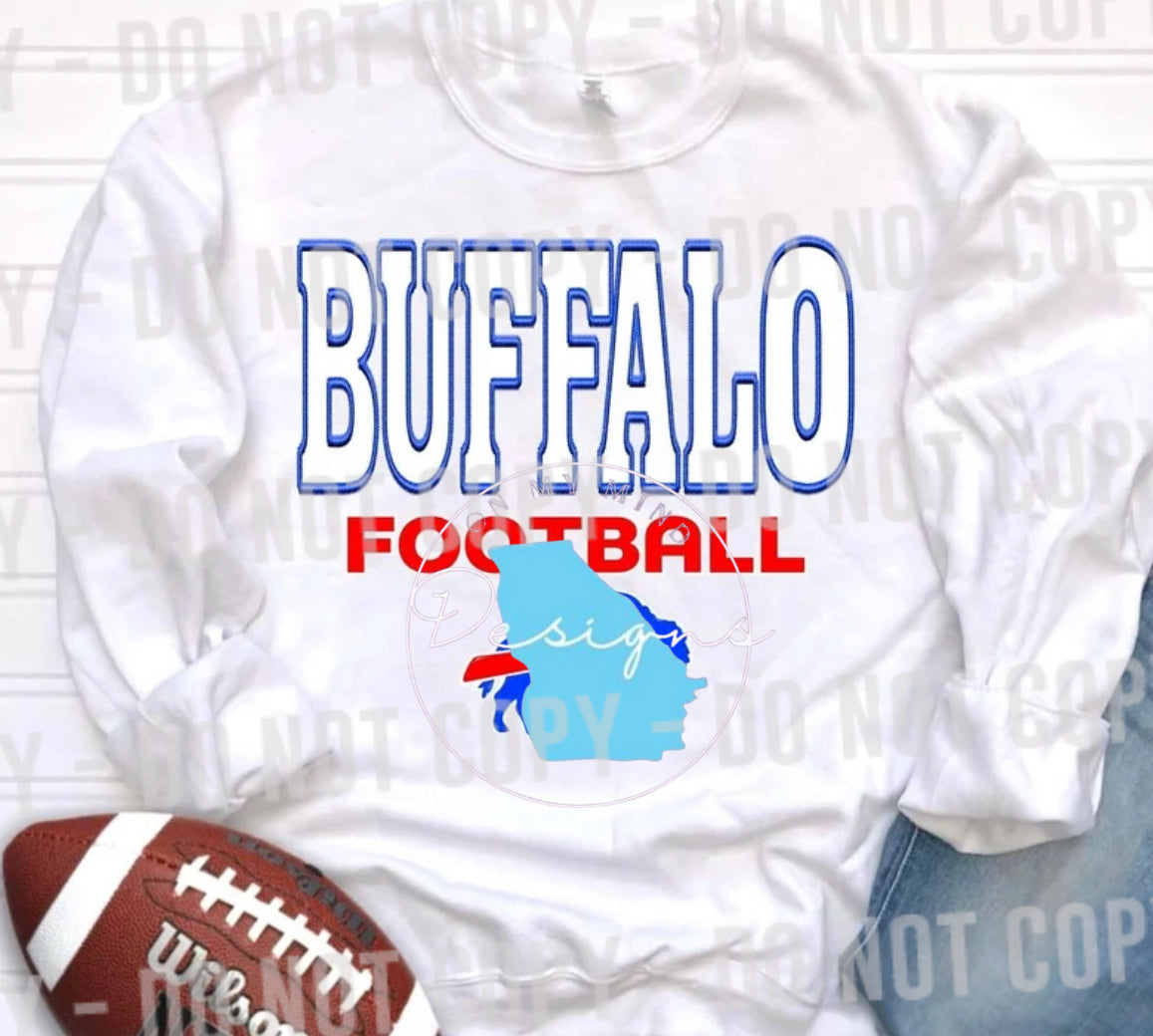Buffalo Football graphic tee