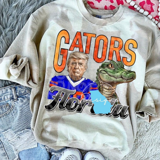Gators and Trump season graphic tee