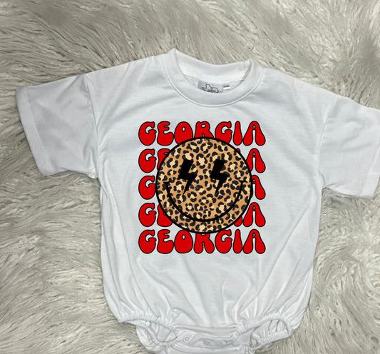 Georgia baby romper outfit
