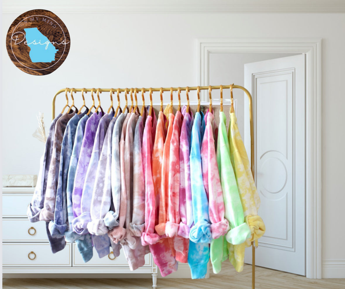 Cotton candy mama ice dyed crewneck