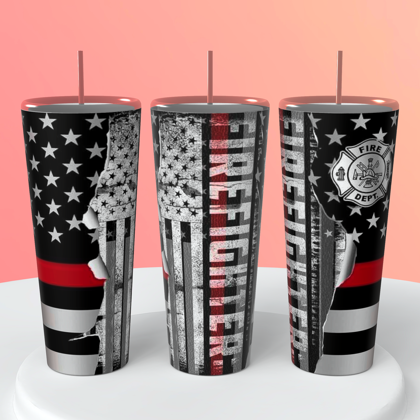 Firefighter tumbler